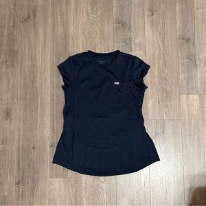 Figs Navy Alma FORMx Tunic Scrub Top - Large